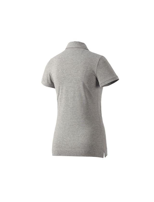 Trička | Svetry | Košile: e.s. Polo-Tričko cotton stretch, dámské + šedý melír 1