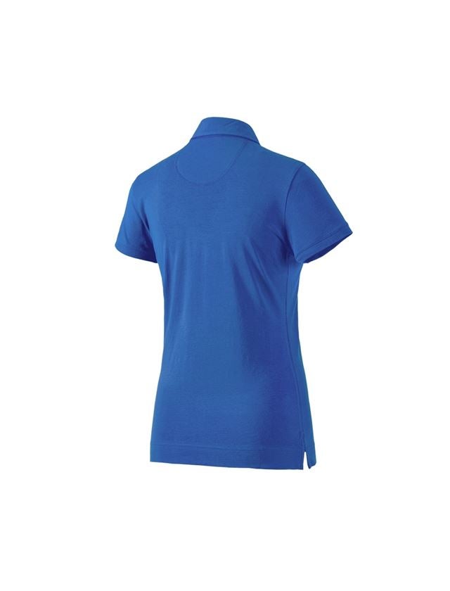 Témata: e.s. Polo-Tričko cotton stretch, dámské + enciánově modrá 1