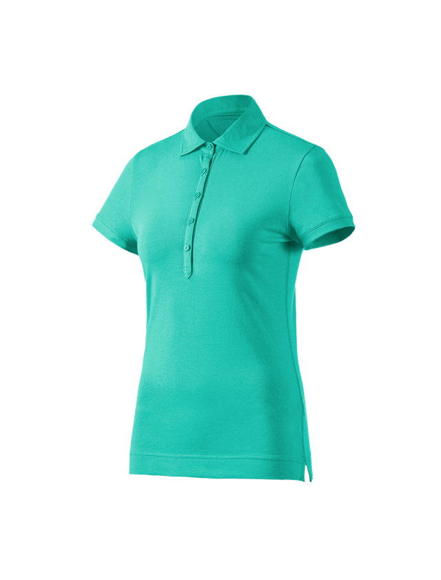 Trička | Svetry | Košile: e.s. Polo-Tričko cotton stretch, dámské + laguna