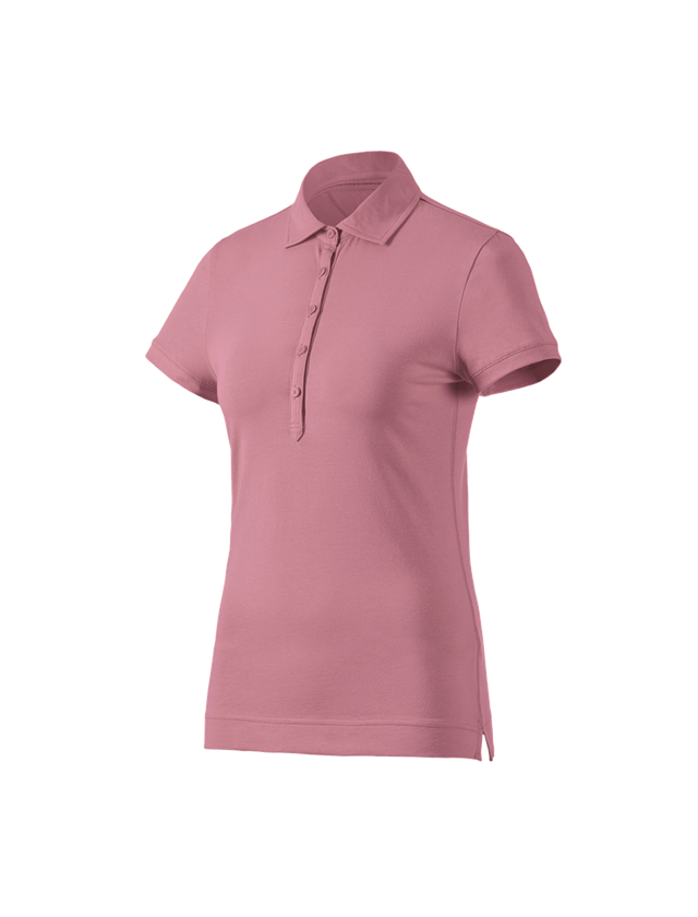 Trička | Svetry | Košile: e.s. Polo-Tričko cotton stretch, dámské + starorůžová
