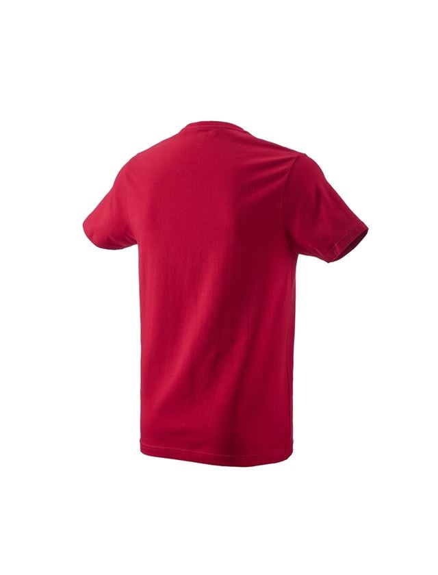 Trička, svetry & košile: e.s. Tričko 1908 + ohnivě červená/bílá 3