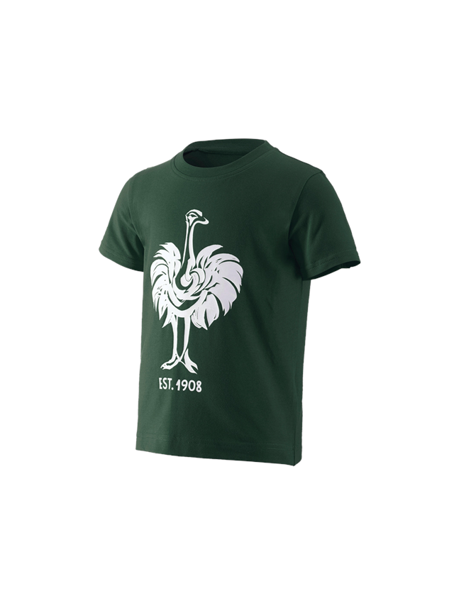 Trička | Svetry | Košile: e.s. Tričko 1908, dětské + zelená/bílá