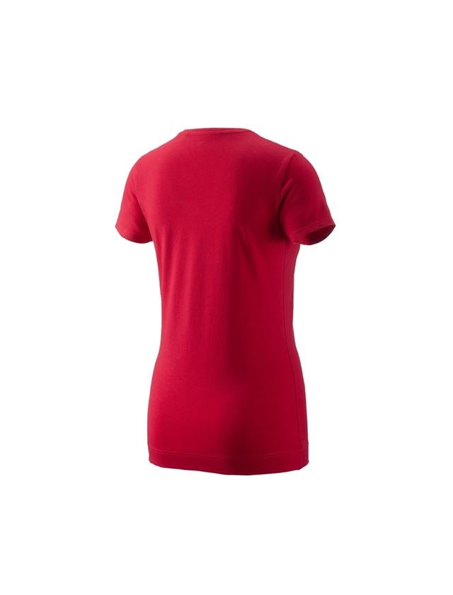 Trička | Svetry | Košile: e.s. Tričko 1908, dámské + ohnivě červená/bílá 1