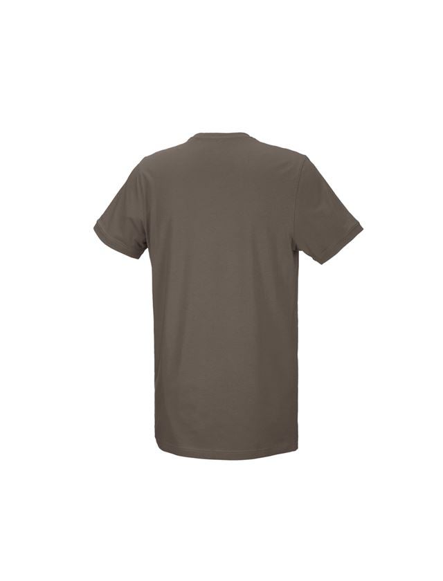 Trička, svetry & košile: e.s. Tričko cotton stretch, long fit + kámen 2