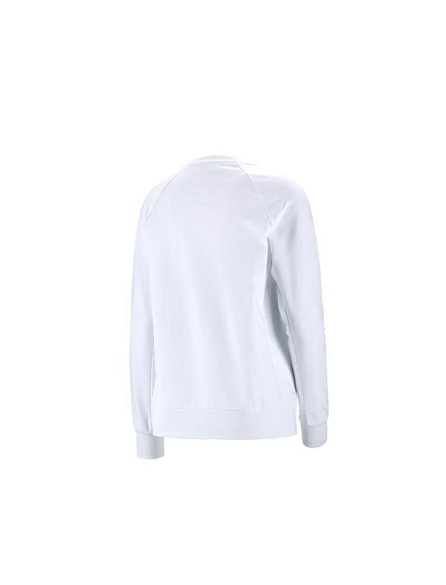 Trička | Svetry | Košile: e.s. Mikina cotton stretch, dámská + bílá 1