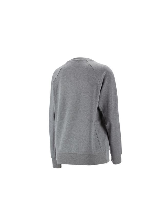 Trička | Svetry | Košile: e.s. Mikina cotton stretch, dámská + šedý melír 1