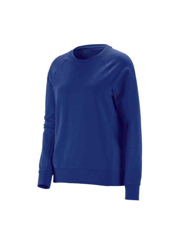 Trička | Svetry | Košile: e.s. Mikina cotton stretch, dámská + modrá chrpa