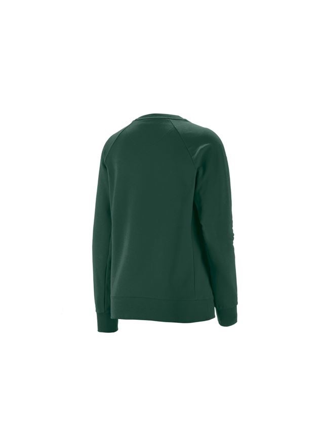 Trička | Svetry | Košile: e.s. Mikina cotton stretch, dámská + zelená 1