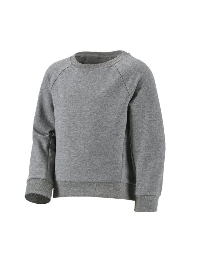 Trička | Svetry | Košile: e.s. Mikina cotton stretch, dětská + šedý melír 2
