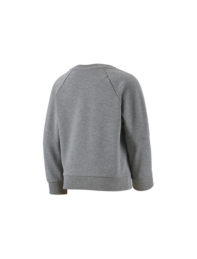 Trička | Svetry | Košile: e.s. Mikina cotton stretch, dětská + šedý melír 3