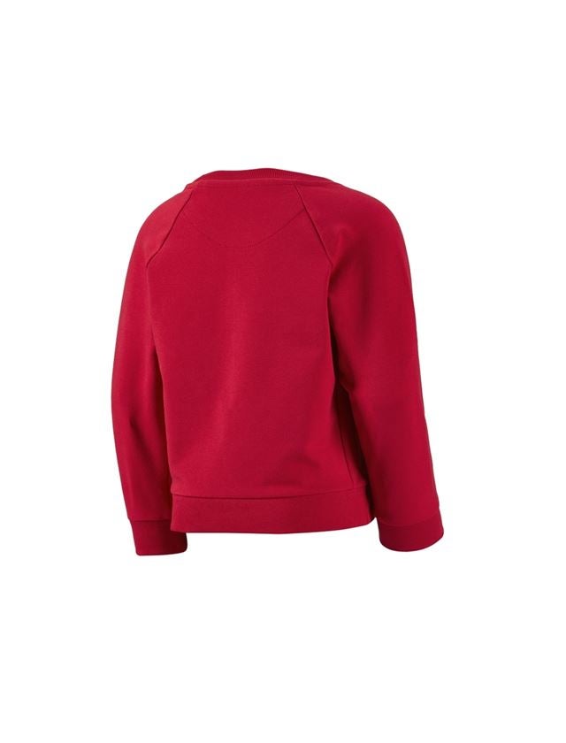 Trička | Svetry | Košile: e.s. Mikina cotton stretch, dětská + ohnivě červená 1