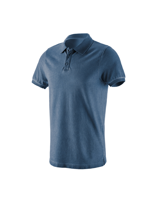 Trička, svetry & košile: e.s. Polo-Tričko vintage cotton stretch + antická modrá vintage 1