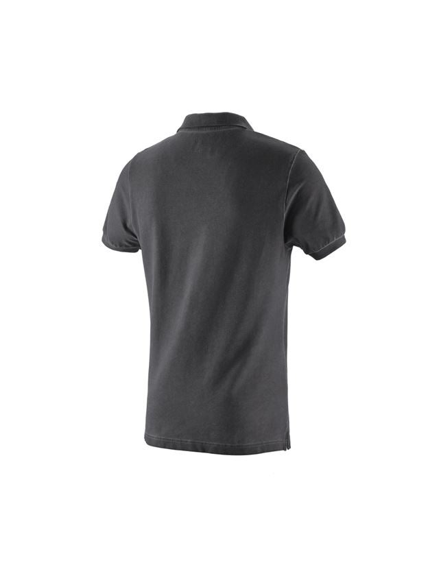 Trička, svetry & košile: e.s. Polo-Tričko vintage cotton stretch + oxidově černá vintage 3