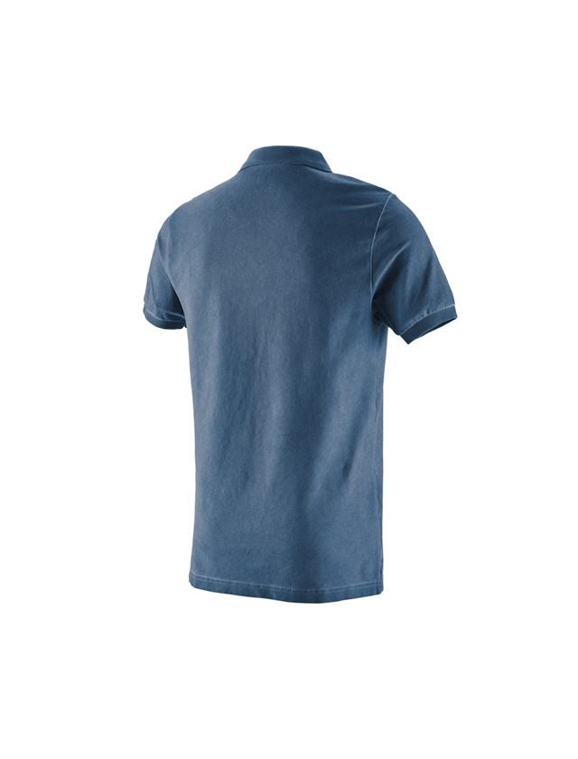Trička, svetry & košile: e.s. Polo-Tričko vintage cotton stretch + antická modrá vintage 2