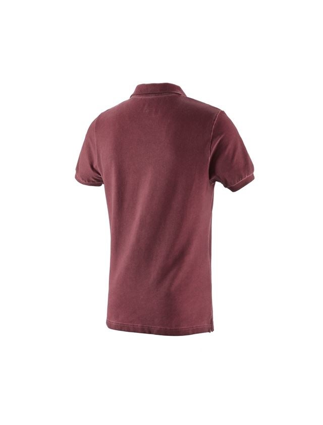 Trička, svetry & košile: e.s. Polo-Tričko vintage cotton stretch + rubínově vintage 5