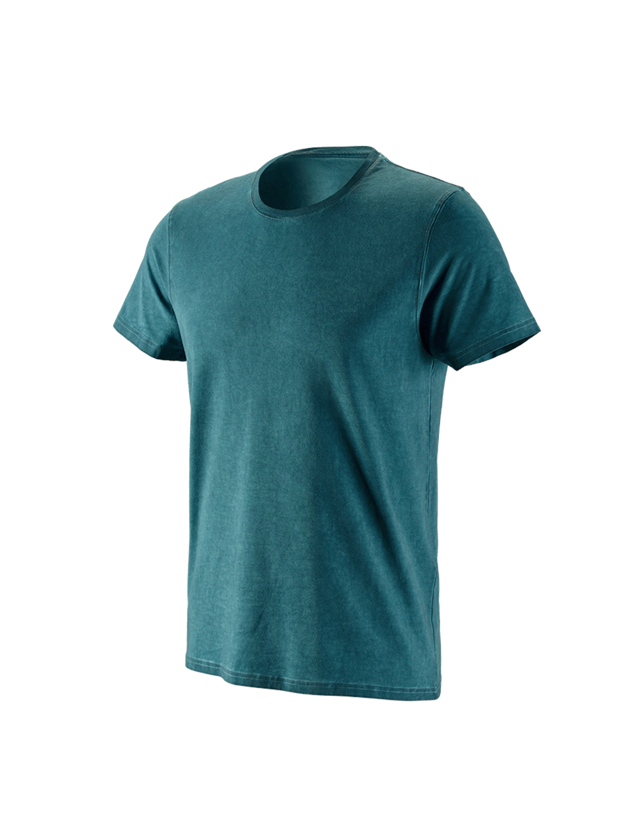 Trička, svetry & košile: e.s. Tričko vintage cotton stretch + tmavě kyanová vintage 5