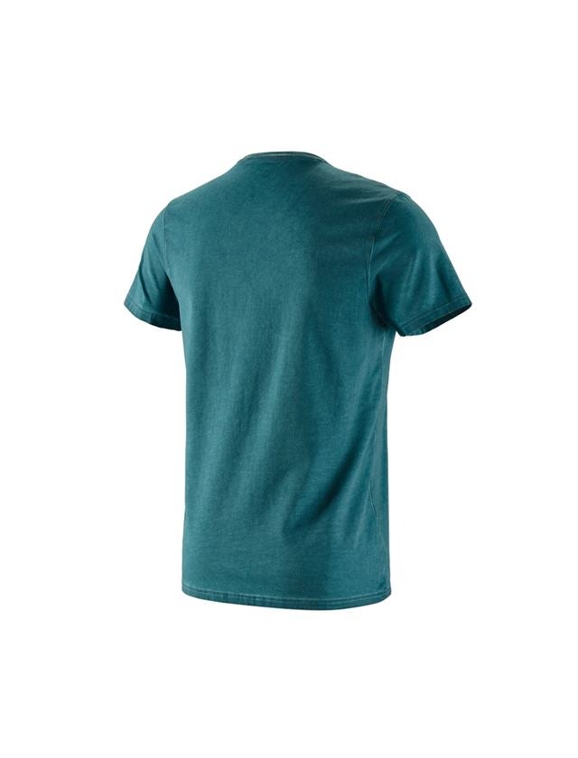 Trička, svetry & košile: e.s. Tričko vintage cotton stretch + tmavě kyanová vintage 6