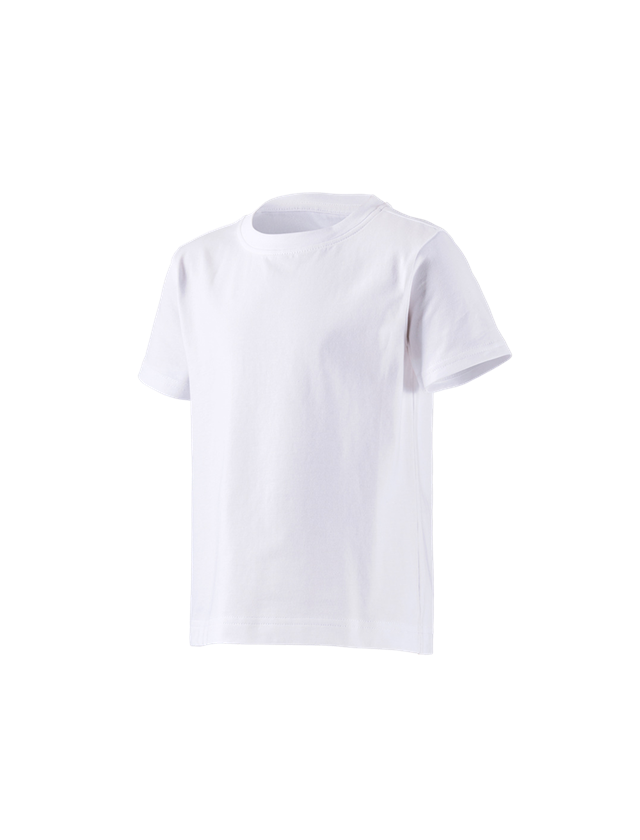 Trička | Svetry | Košile: e.s. Tričko cotton stretch, dětská + bílá
