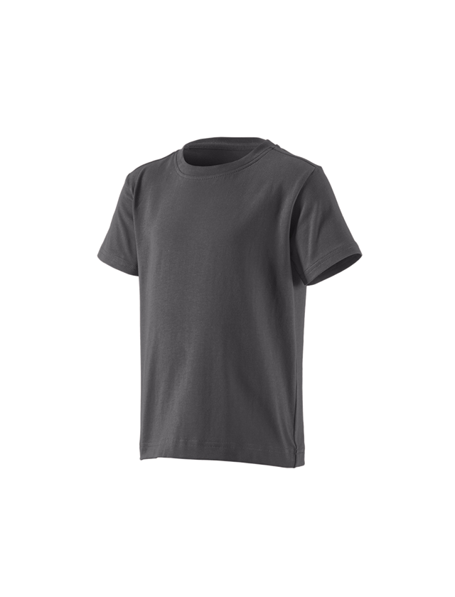 Trička | Svetry | Košile: e.s. Tričko cotton stretch, dětská + antracit
