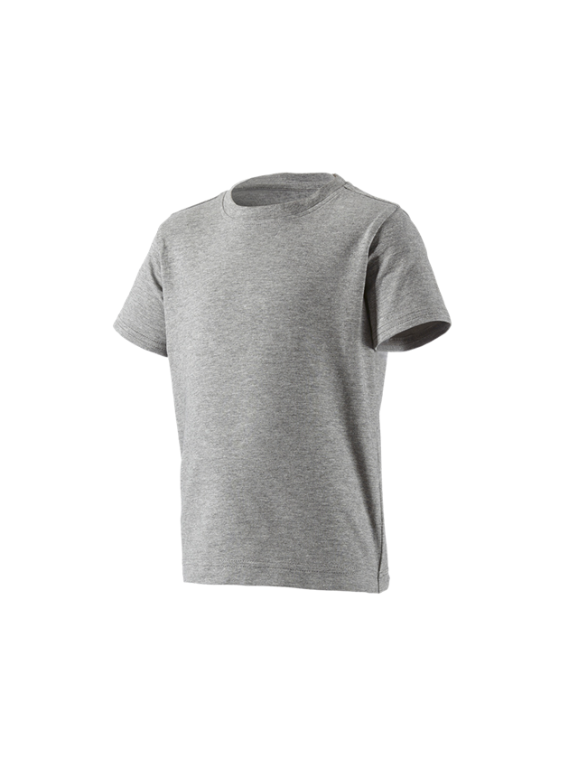 Trička | Svetry | Košile: e.s. Tričko cotton stretch, dětská + šedý melír 2