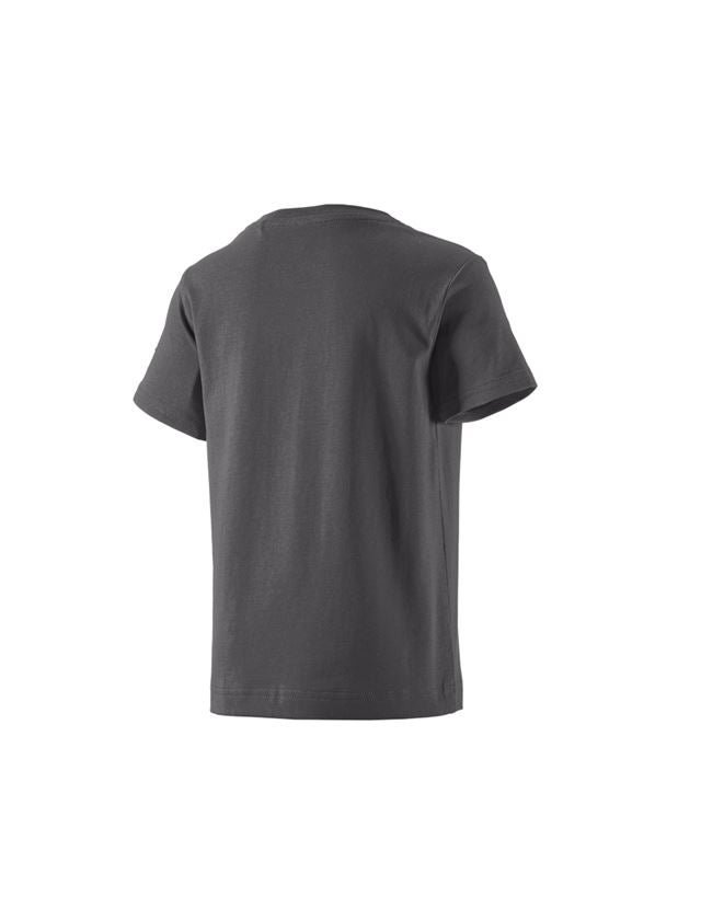 Trička | Svetry | Košile: e.s. Tričko cotton stretch, dětská + antracit 1