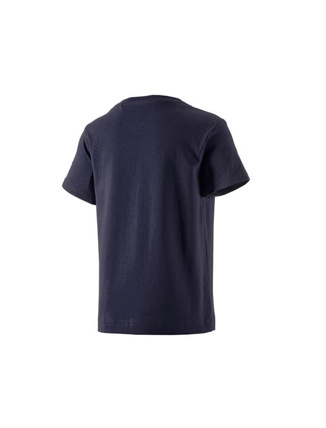 Trička | Svetry | Košile: e.s. Tričko cotton stretch, dětská + tmavomodrá 3