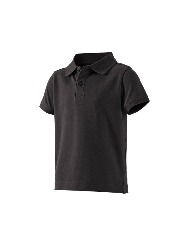Trička | Svetry | Košile: e.s. Polo-Tričko cotton stretch, dětská + černá