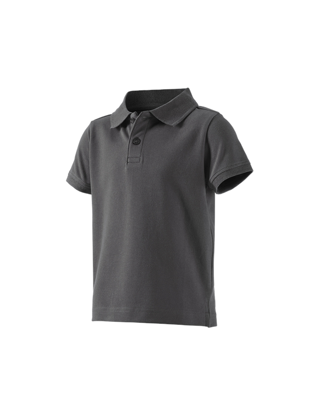 Trička | Svetry | Košile: e.s. Polo-Tričko cotton stretch, dětská + antracit