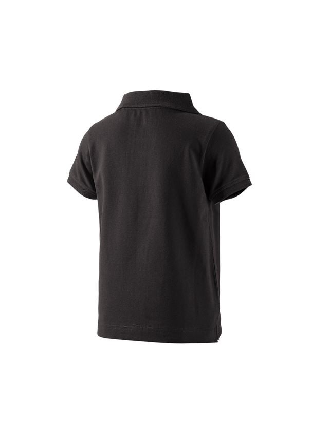 Trička | Svetry | Košile: e.s. Polo-Tričko cotton stretch, dětská + černá 1