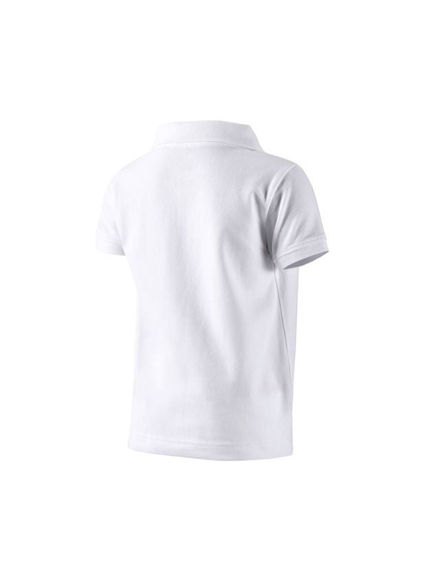 Témata: e.s. Polo-Tričko cotton stretch, dětská + bílá 1