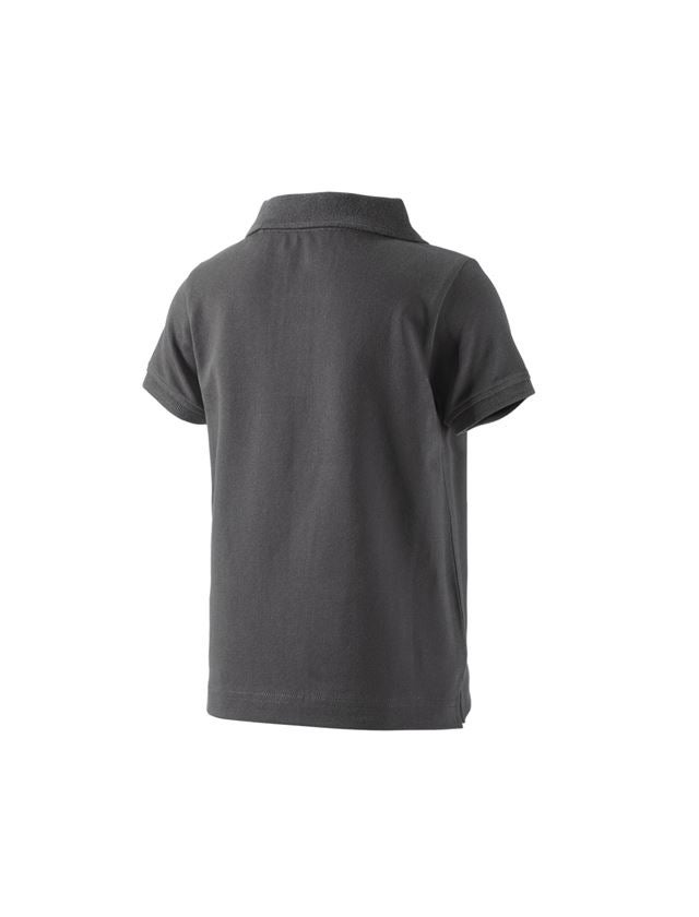 Trička | Svetry | Košile: e.s. Polo-Tričko cotton stretch, dětská + antracit 1