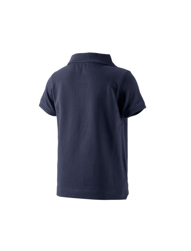 Trička | Svetry | Košile: e.s. Polo-Tričko cotton stretch, dětská + tmavomodrá 1