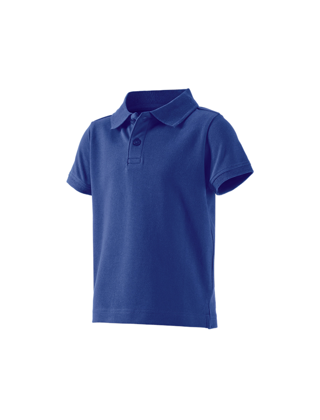 Témata: e.s. Polo-Tričko cotton stretch, dětská + modrá chrpa