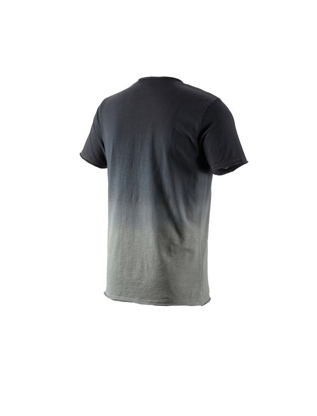 Trička, svetry & košile: e.s. Tričko denim workwear + oxidově černá vintage 1