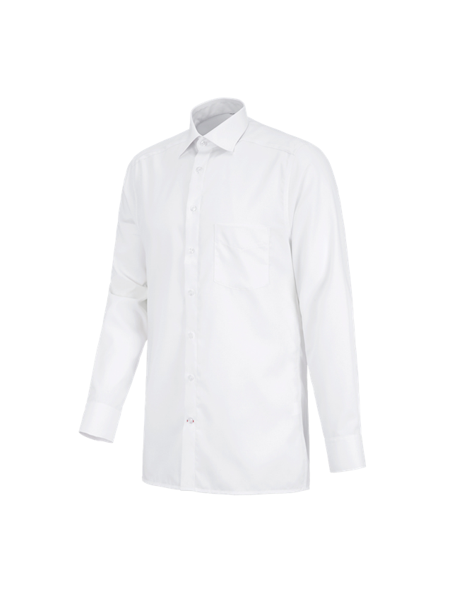 Trička, svetry & košile: Business košile e.s.comfort, s dlouhým rukávem + bílá 2