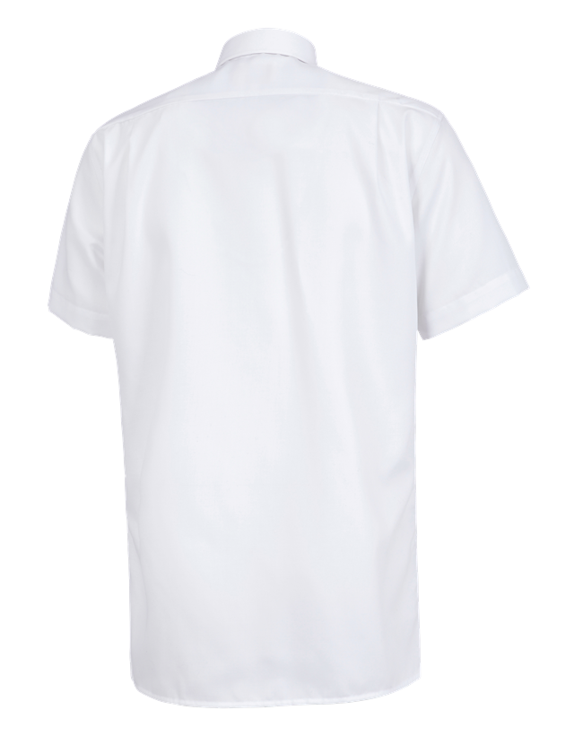Trička, svetry & košile: Business košile e.s.comfort, s krátkým rukávem + bílá 1
