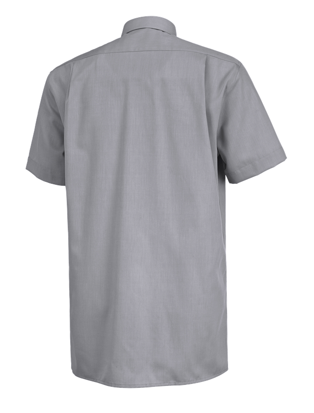 Trička, svetry & košile: Business košile e.s.comfort, s krátkým rukávem + šedá melanž 1