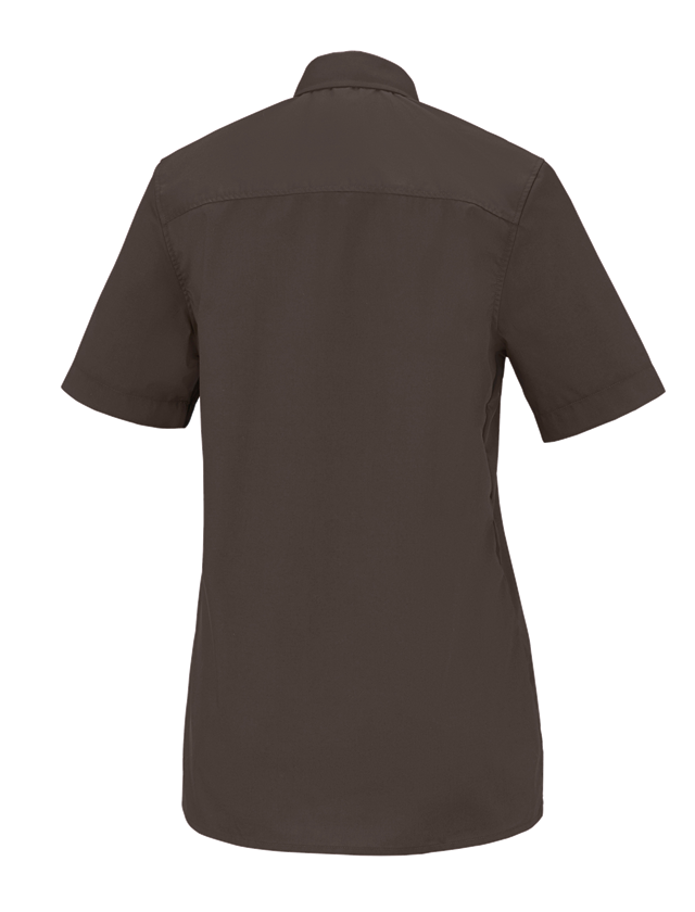 Trička | Svetry | Košile: e.s. Servisní halena s krátkým rukávem + kaštan 1
