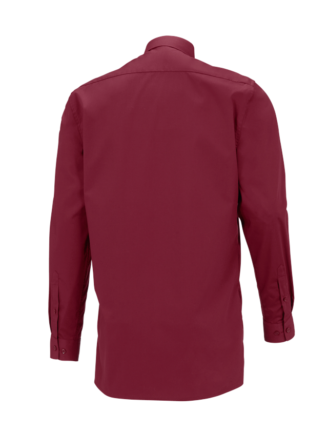 Trička, svetry & košile: e.s. Servisní košile s dlouhým rukávem + rubínová 1