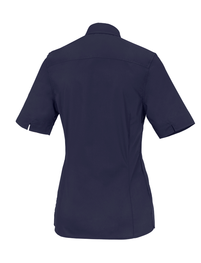 Trička | Svetry | Košile: Halena pro podnikání e.s.comfort,s krátkým rukávem + tmavomodrá 1