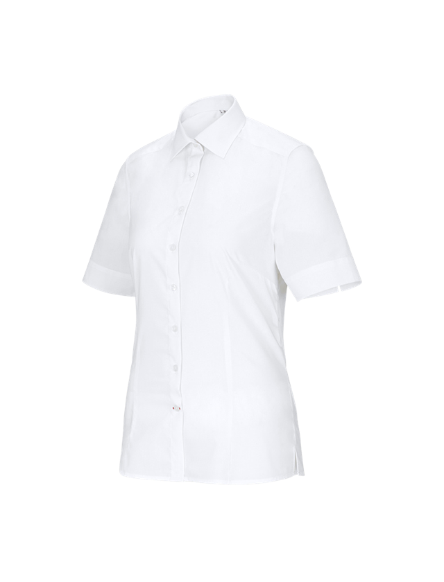 Trička | Svetry | Košile: Halena pro podnikání e.s.comfort,s krátkým rukávem + bílá