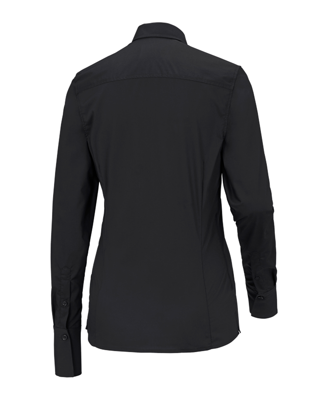 Trička | Svetry | Košile: Halena pro podnikání e.s.comfort,s dlouhým rukávem + černá 1