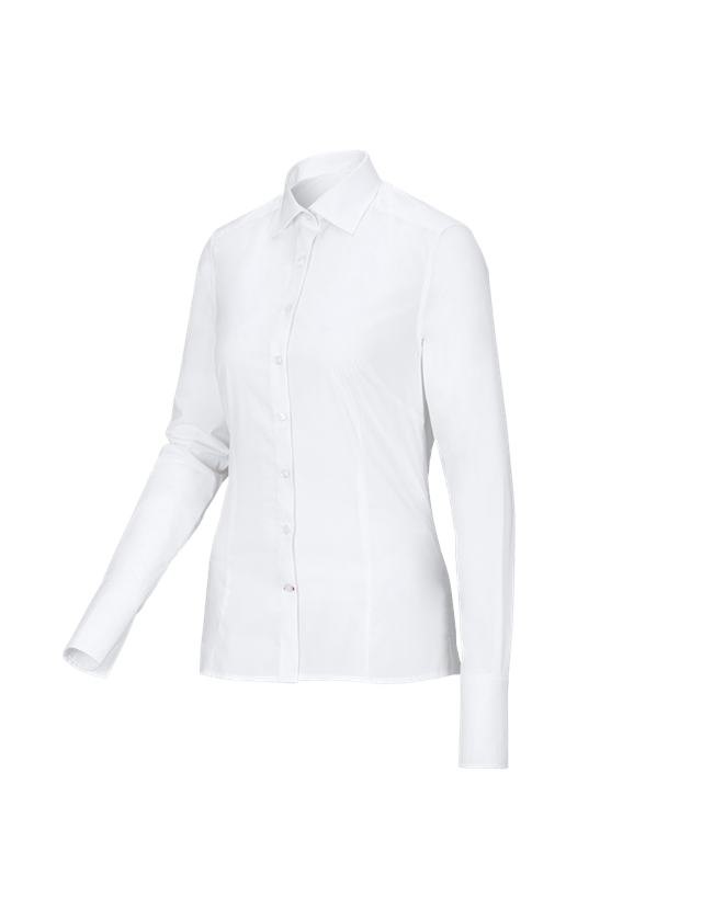Trička | Svetry | Košile: Halena pro podnikání e.s.comfort,s dlouhým rukávem + bílá