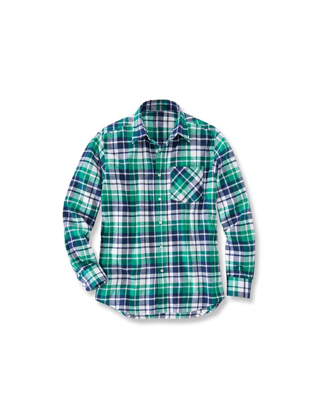Trička, svetry & košile: Bavlněná košile Malmö + laguna/tmavomodrá/bílá