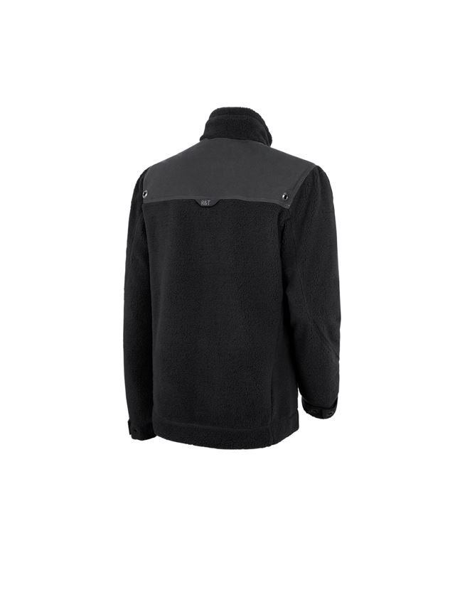 Trička, svetry & košile: Troyer z vlákenného rouna e.s.roughtough + černá 1
