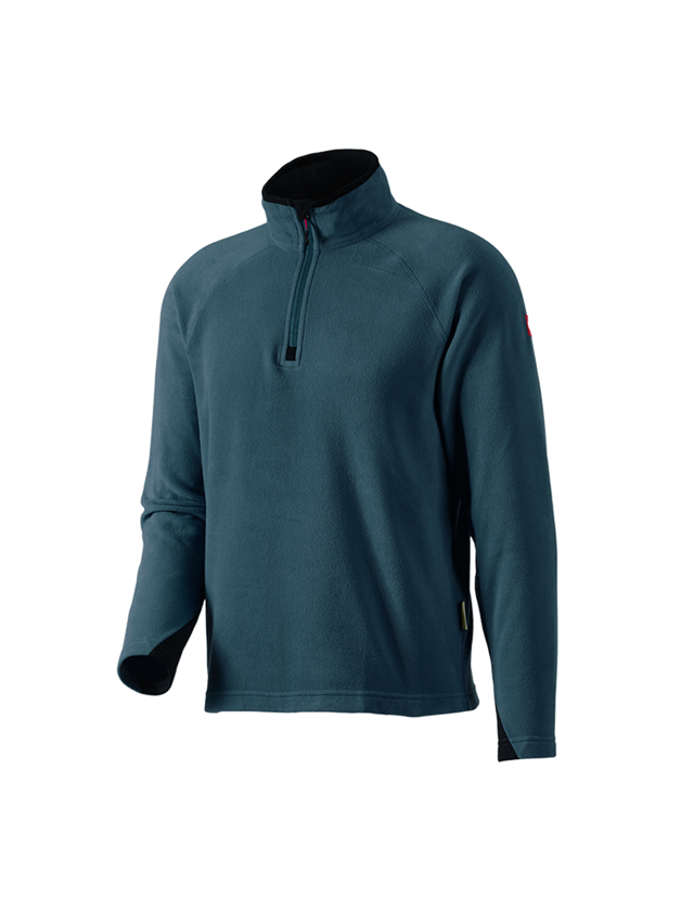 Trička, svetry & košile: Troyer z microfleecu dryplexx® micro + mořská modrá 2