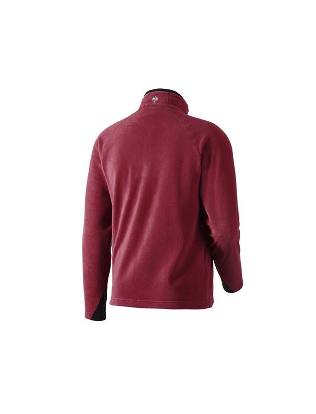 Trička, svetry & košile: Troyer z microfleecu dryplexx® micro + bordó 1