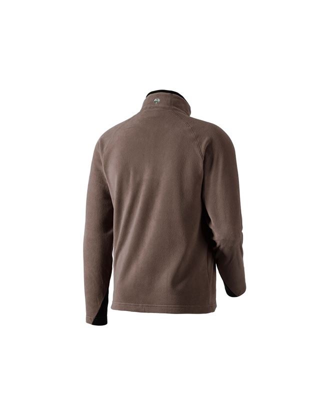 Trička, svetry & košile: Troyer z microfleecu dryplexx® micro + kaštan 1