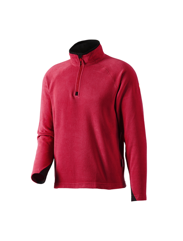Trička, svetry & košile: Troyer z microfleecu dryplexx® micro + červená 2