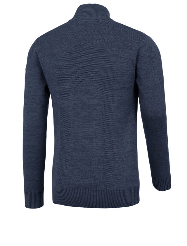 Trička, svetry & košile: e.s. Pletený troyer + noční modrá melanž 3
